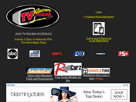 'tvracer.com' screenshot