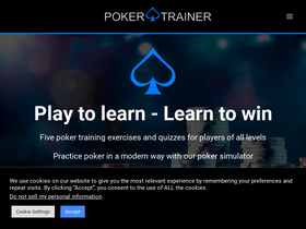 'pokertrainer.se' screenshot