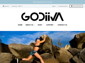 godiiva.com homepage screenshot