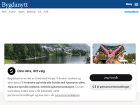 'bygdanytt.no' screenshot