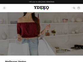 YDEKO website screenshot