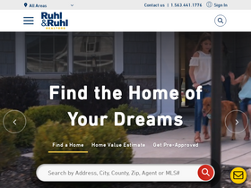 'ruhlhomes.com' screenshot