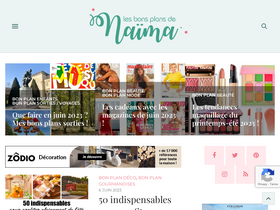 'lesbonsplansdenaima.fr' screenshot