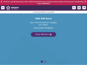 'amare.com' screenshot