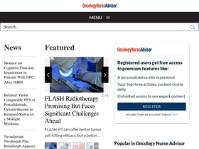 'oncologynurseadvisor.com' screenshot