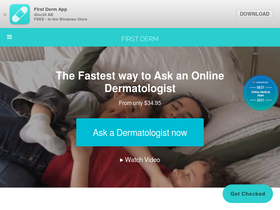 'firstderm.com' screenshot