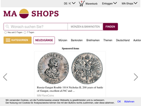 'ma-shops.de' screenshot