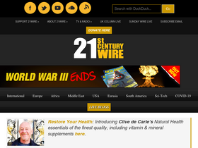 '21stcenturywire.com' screenshot