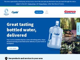 'costcowater.com' screenshot