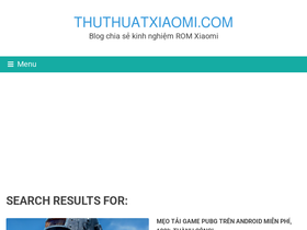 'thuthuatxiaomi.com' screenshot