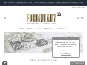 formulary55.com homepage screenshot