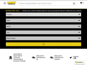 'hottexhaust.com' screenshot