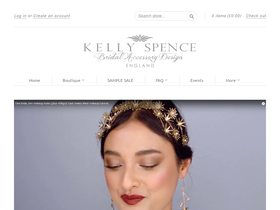 kellyspence.com homepage screenshot