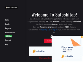 'satoshitap.com' screenshot