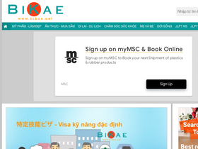 'bikae.net' screenshot