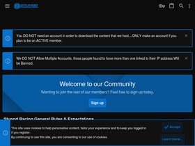 'stunodracing.net' screenshot