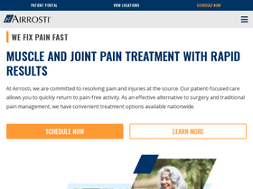 'airrosti.com' screenshot