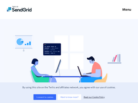 'sendgrid.com' screenshot