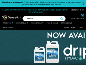 'growgeneration.com' screenshot