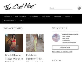 'thecoolhour.com' screenshot