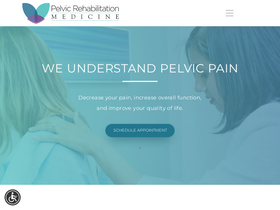 'pelvicrehabilitation.com' screenshot