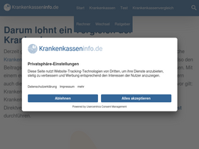 Krankenkasseninfo De Analytics Market Share Data Ranking Similarweb
