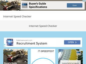 'internetspeedchecker.net' screenshot