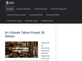 'neredeokunur.com' screenshot