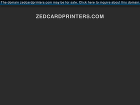 zedcardprinters.com