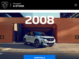'peugeotstore.com.mx' screenshot
