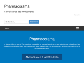 'pharmacorama.com' screenshot