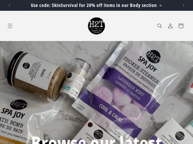 h2tbody.ca homepage screenshot