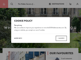 'the500hiddensecrets.com' screenshot