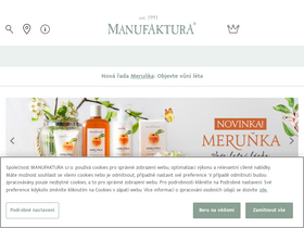 'manufaktura.cz' screenshot