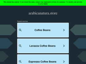 arabicanatura.store homepage screenshot