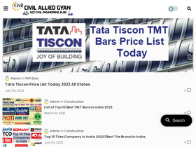 'civilalliedgyan.com' screenshot