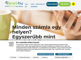 'dijnet.hu' screenshot