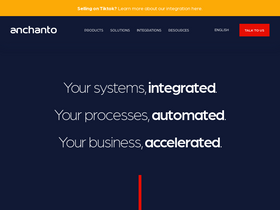 'anchanto.com' screenshot