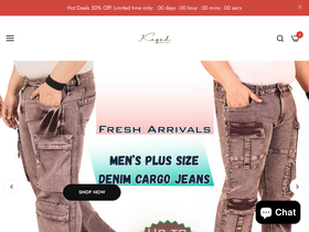 kagadjeans website screenshot
