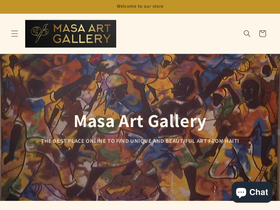 masaartgallery.com homepage screenshot