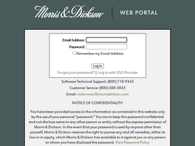 'mdwebportal.net' screenshot