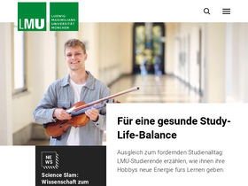 'lmu.de' screenshot