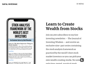 'safalniveshak.com' screenshot