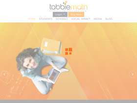 'tabbiemath.com' screenshot