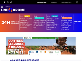 'linfodrome.com' screenshot