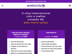 'americachip.com' screenshot