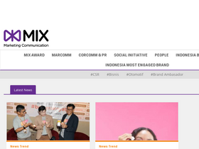 'mix.co.id' screenshot