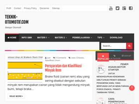 'teknik-otomotif.com' screenshot