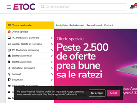 'etoc.ro' screenshot