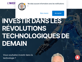 'investisseur-tech.com' screenshot